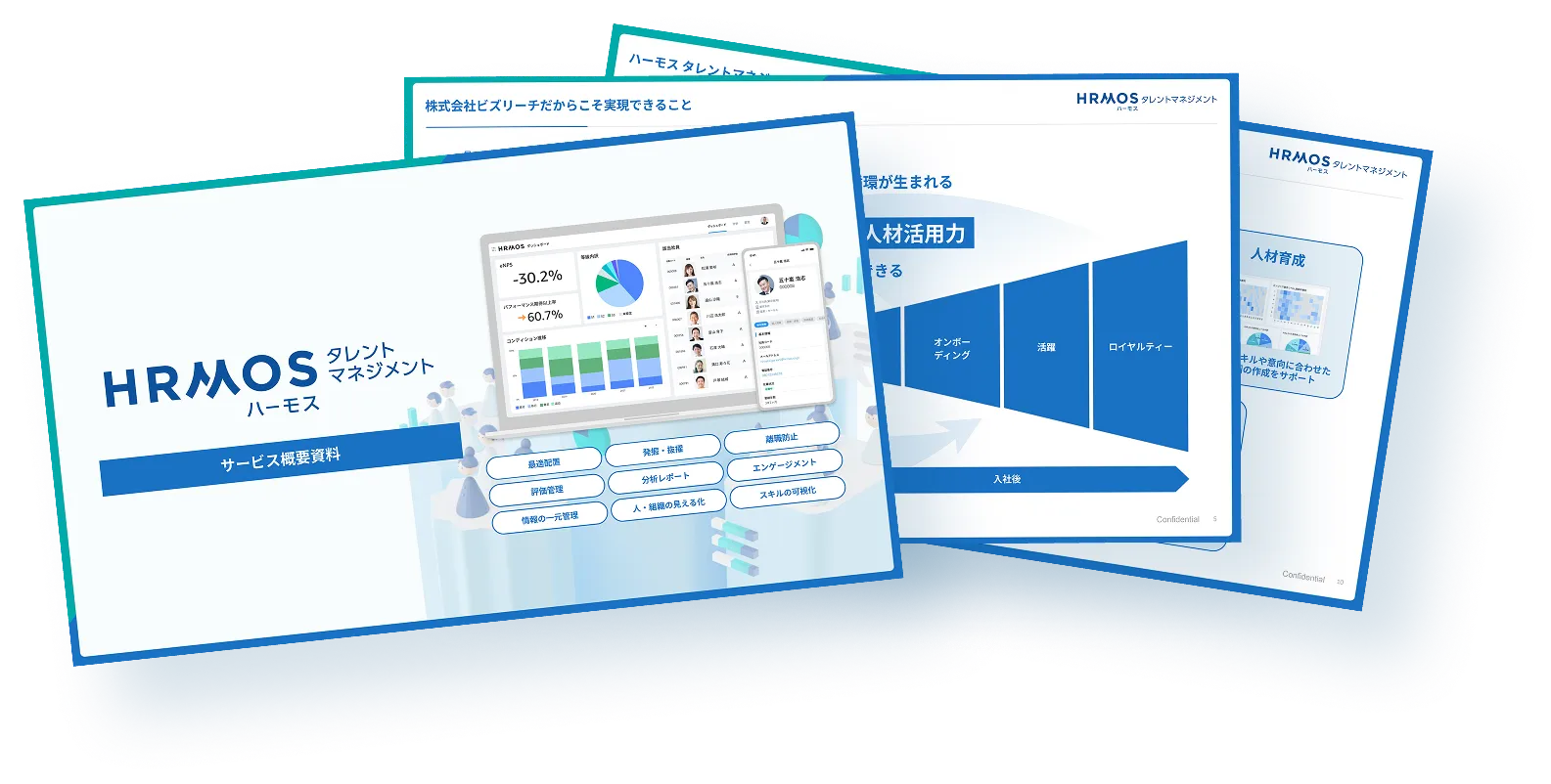 HRMOS(ハーモス)サービス資料イメージ