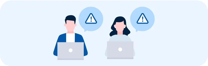 二重申請アラート