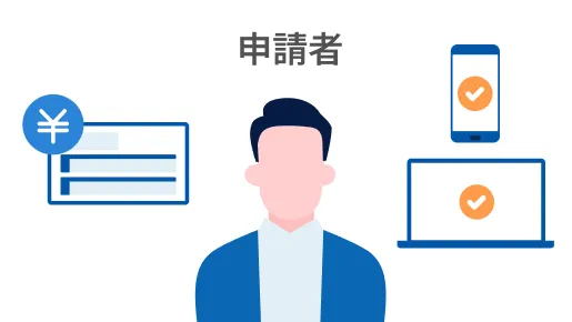 スマホ・PCで簡単に経費申請可能!