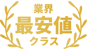 業界最安値クラス