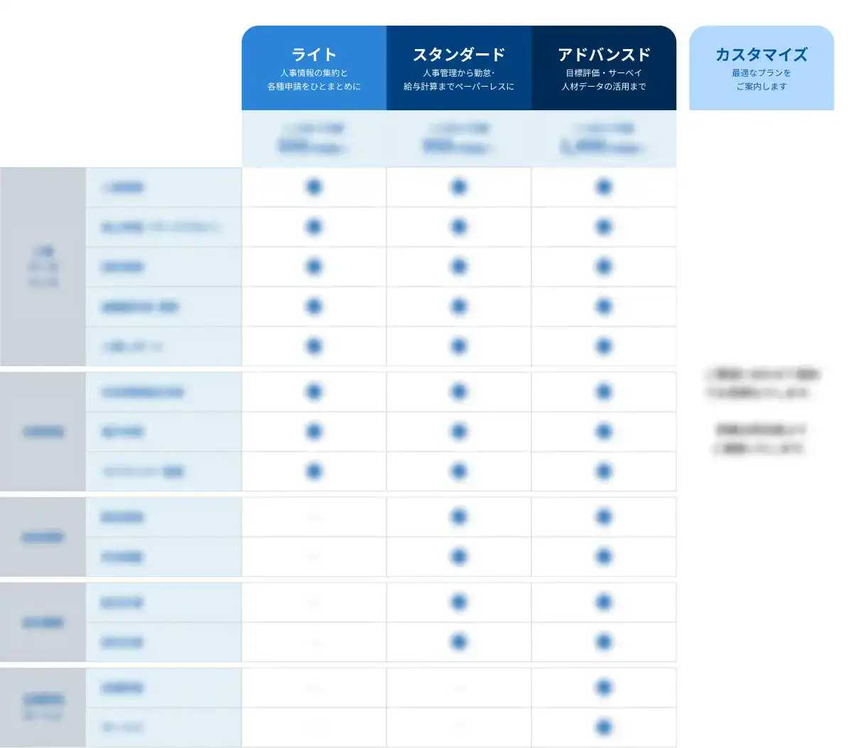 料金表イメージ